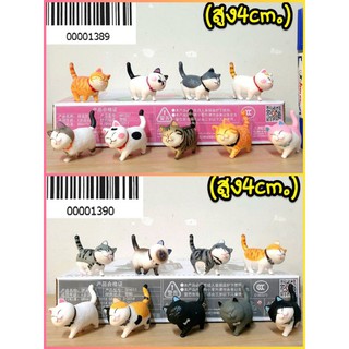 โมเดลแมว เซ็ท 9ตัว ความสูง 4cm.