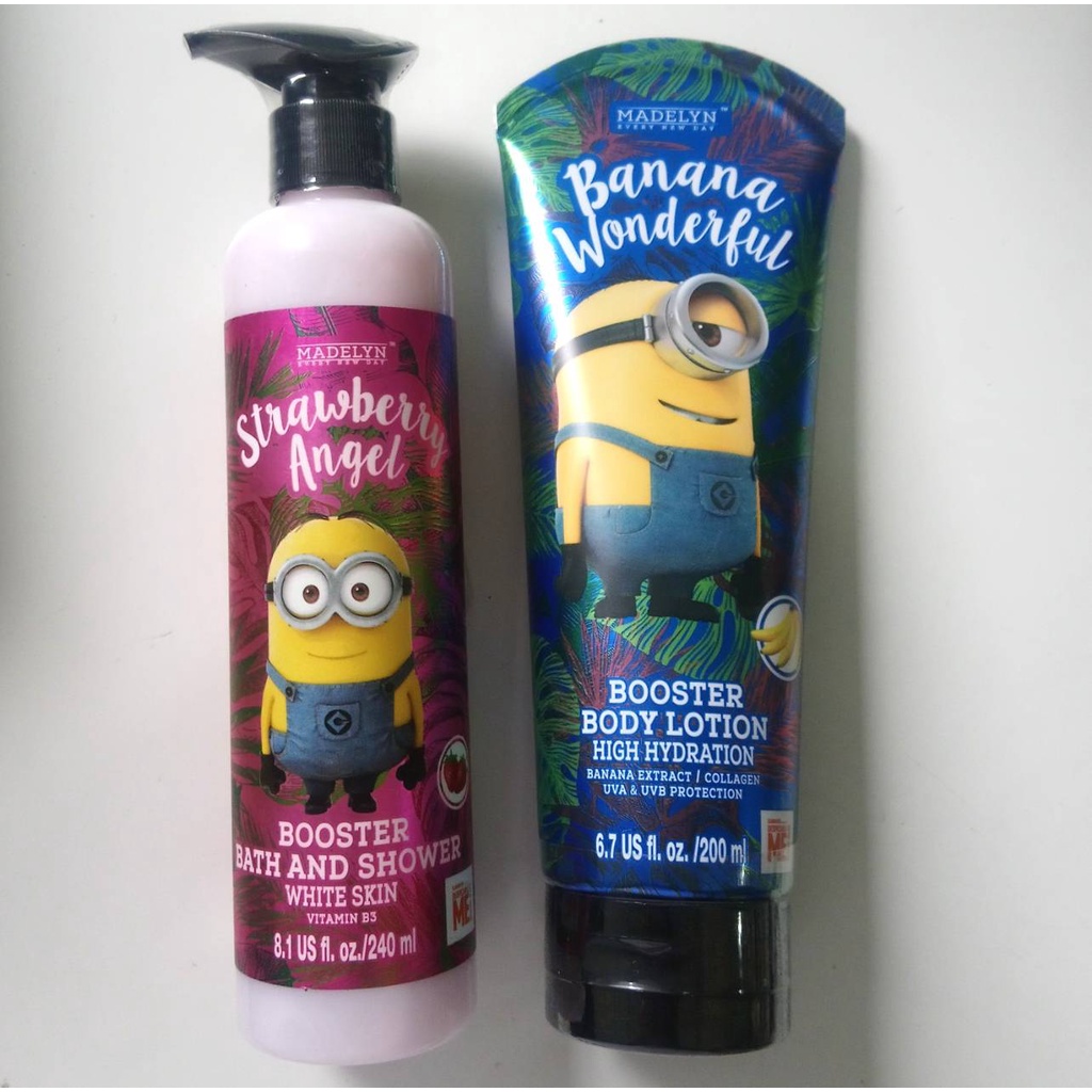 MADELYN MINIONS BODY LOTION เมดเดอร์ลีน มินเนี่ยน โลชั่น กลิ่นกล้วย ขนาด 200 ml.