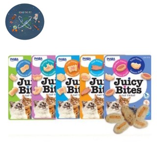 (สินค้าใหม่) Inaba Juicy Bites ขนมแมวแบบเม็ดนิ่ม มีทั้งหมด 5 รส ขนาด 11.3 กรัม