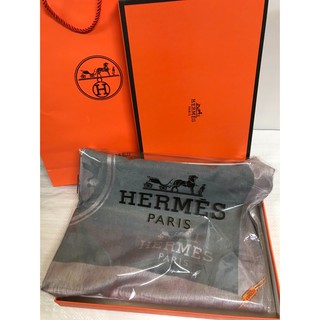 ผ้าพันคอ Hermes  (มีกล่อง+ถุงกระดาษoแถม) H-6.สีชมพู 70*180 Cm