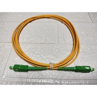 Fiber Patch Cord ยาว 3 เมตร เหลืองหัวเขียว-เขียว