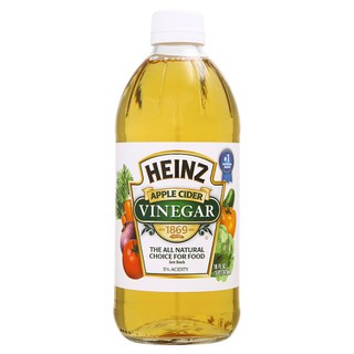 Apple Cider Vinegar แอปเปิ้ลไซเดอร์ ไฮนซ์ Heinz น้ำส้มสายชูหมักจากแอปเปิ้ล 473ml  นำเข้าจากอเมริกา