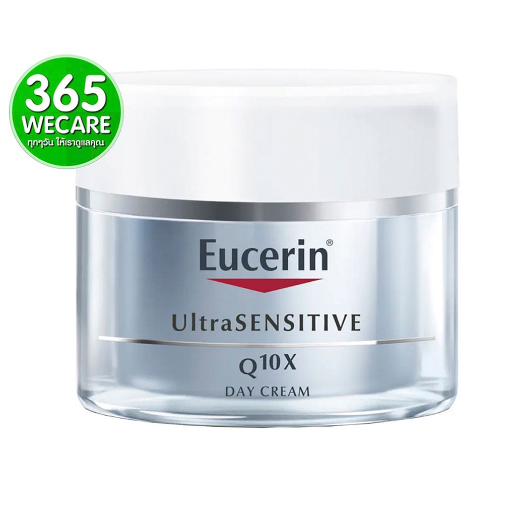 Eucerin Ultra Sensitive Q10X Day Cream 50 ml. (ยูเซอริน ครีมบำรุงสำหรับ
