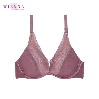 WIENNA BRA Vintage Glamour DB52305  สีชมพู สีม่วง ROSE LILY