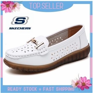 [พร้อมส่ง] *Skechers__go Walk Arch Fit รองเท้าแตะโลฟเฟอร์ ส้นแบน แบบสวม สําหรับผู้หญิง ผู้ชาย