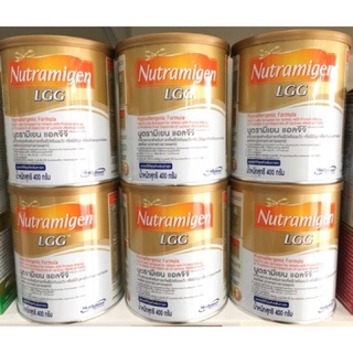 Nutramigen LGG นูตรามีเยน แลคโตบาซิลัส ราโนซัส จีจี (ขนาด 400gx6 กระป๋อง) เด็กแพ้นมวัว