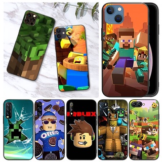 เคสโทรศัพท์มือถือนิ่ม พิมพ์ลาย Roblox สีดํา สําหรับ Samsung A20 A30 A20S A30S A40S A50S A70