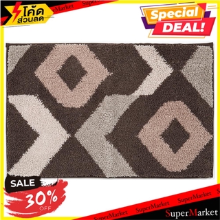 พรม HOME L&amp;S HARPER 45x70 ซม. สีเทาเข้ม พรมภายใน RUG HOME L&amp;S HARPER 45x70CM DARK GRAY