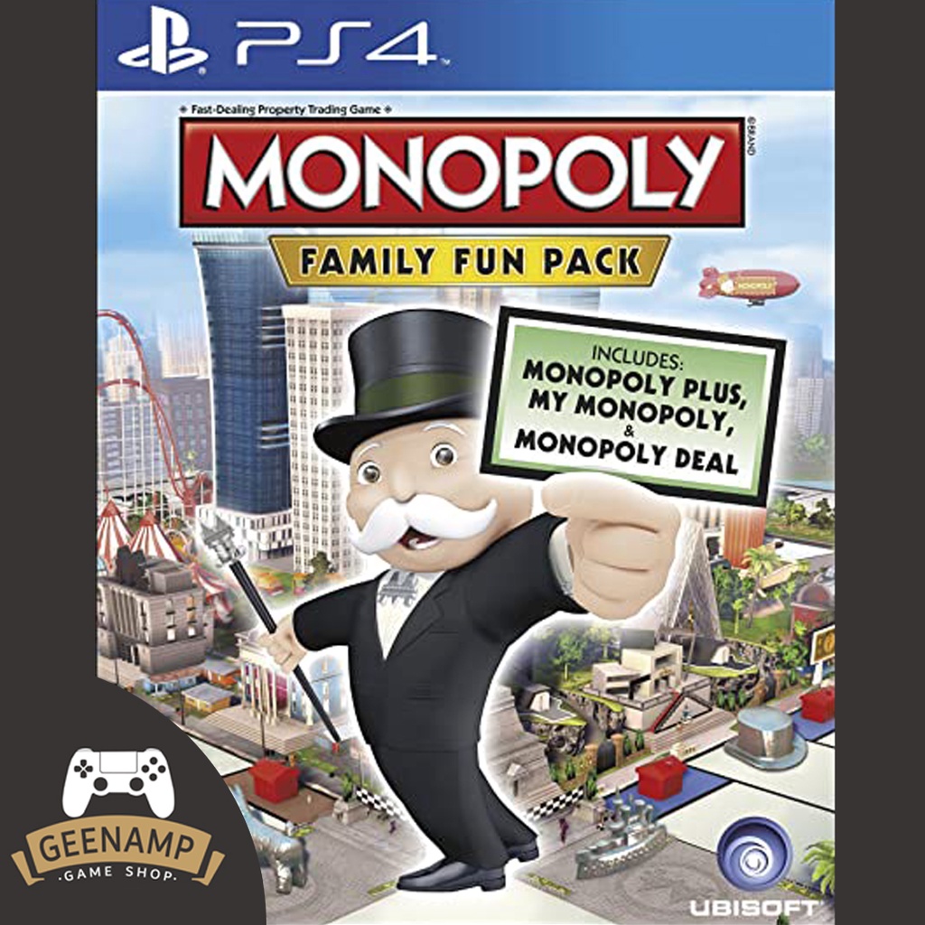 PS4 [มือ1] MONOPOLY : FAMILY FUN PACK (R1/US)(EN) # MONOPOLY PLUS # MY MONOPOLY