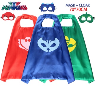 Pj Masks เสื้อผ้าเด็ก หน้ากาก 70 * 70 ซม. เล่นบ้านของเล่น cos เกมอุปกรณ์ประกอบฉากการ์ตูนน่ารัก ตัวละครอะนิเมะ เด็กผู้ชาย และเด็กผู้หญิง ของขวัญวันเกิด