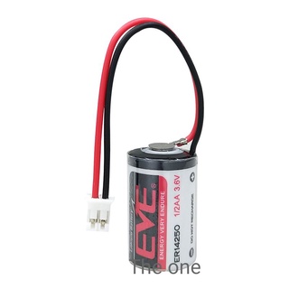 EVE Yiwei ER14250 แบตเตอร์รี่  3.6V ควบคุมอุตสาหกรรมแบตเตอรี่ PLC รุ่นมีปลั๊ก พร้อมส่งที่ไทย