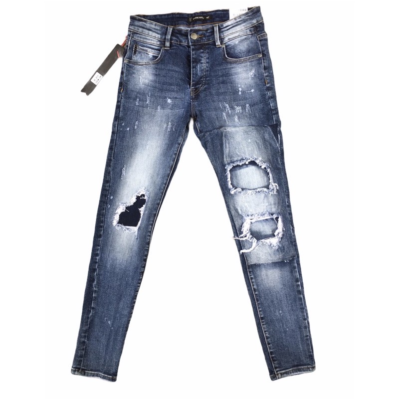 Mens Replay Ripped Jeans Skinny Edition Strecth ️