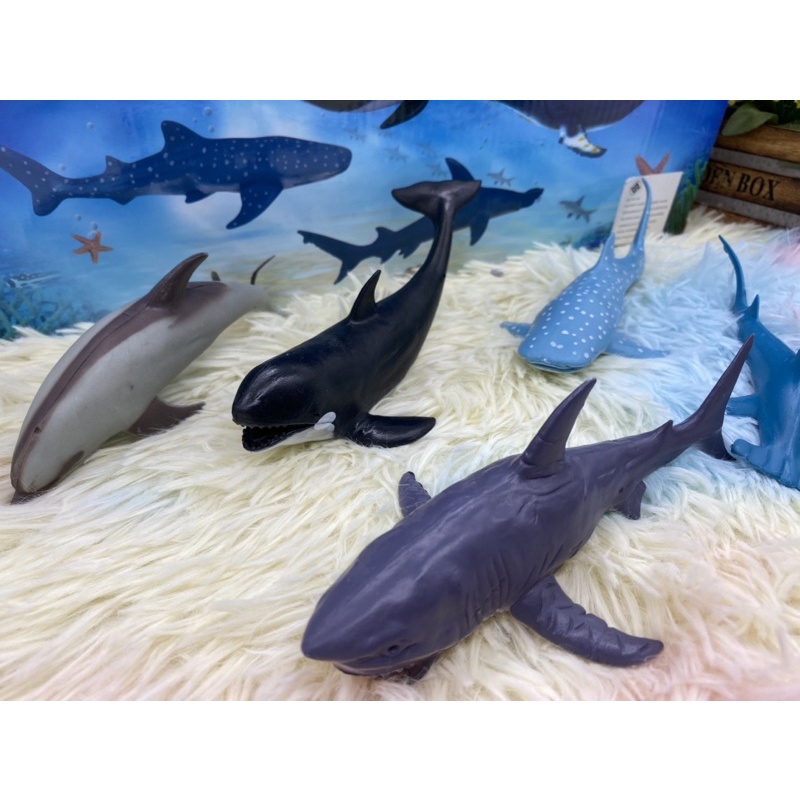 🌈ของเล่น ของเล่นเด็ก ปลาทะเล ปลายาง ปลาทะเลลึก ปลาโลมา ปลาฉลาม ปลาวาฬ ปลา - รูปที่ 3