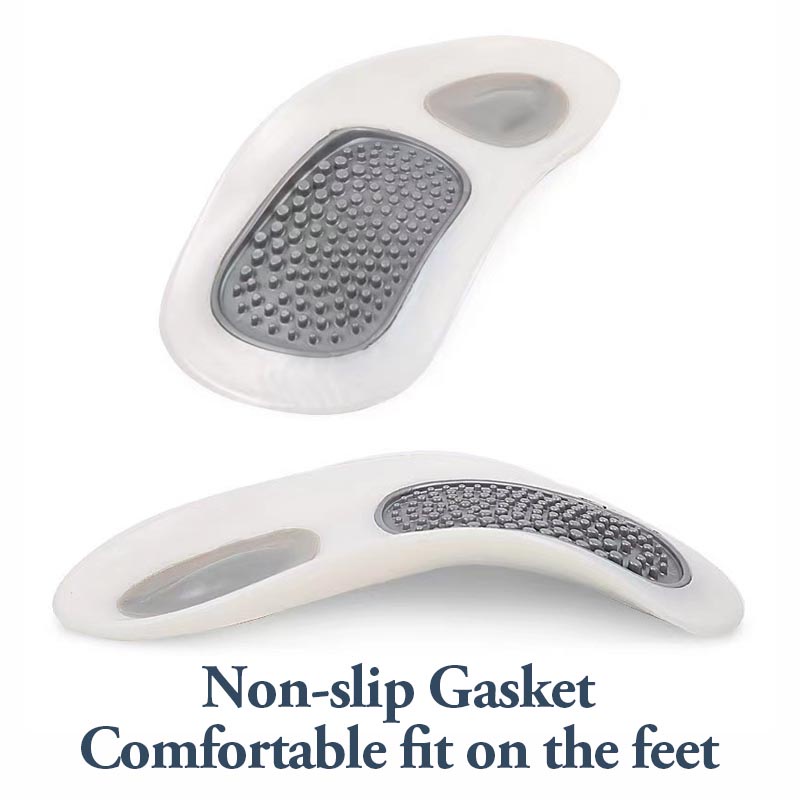 1 คู่ปฏิบัติทนทานเท้าแบนเคาะเข่า Plantar Orthotics แทรก Breathable Arch สนับสนุน Insoles 8 แผ่นแก้ไข