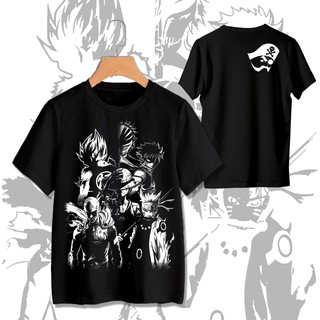 ✔☞▷HH One Piece เสื้อยืดลายวันพีชสุดคูล ผ้านุ่มเบาสบาย เสื้อยืดผ้าฝ้าย