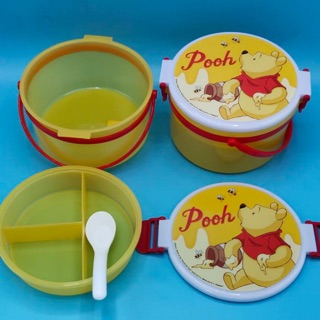 กล่องข้าว ปิ่นโต กล่องใส่อาหาร หมีพู pooh