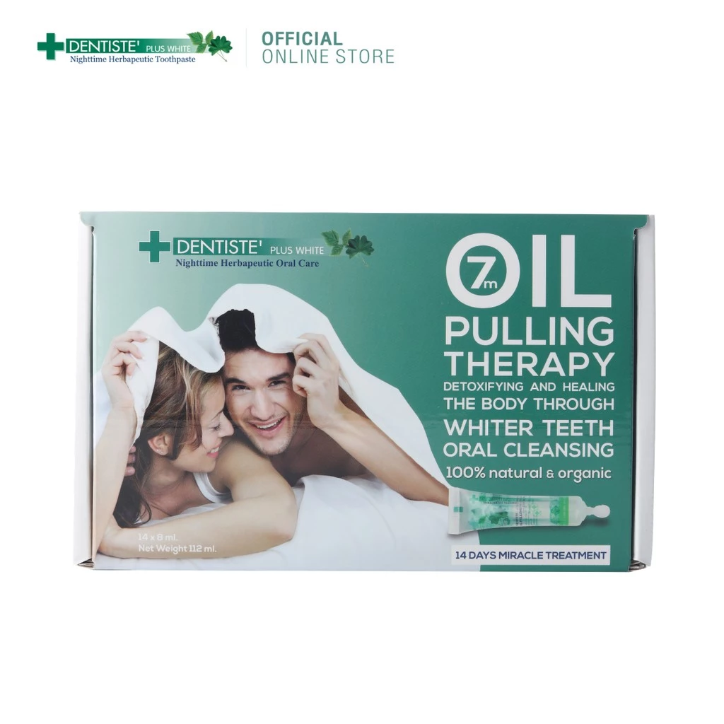 Dentiste' Miracles Oil Pulling (8 Ml*14) เดนทิสเต้ ออยล์ดูดเซลล์แบคทีเรีย ลดคราบพลัค ป้องกันฟันผุ 14 ชิ้น/กล่อง