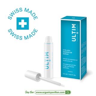 ULTIM EYELASH ENHANCER SERUM เซรั่มขนตา ผลิตในประเทศสวิสเซอร์แลนด์ (3.5 ml)