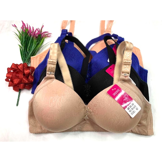 40-46 Cup C/D Plus ขนาดผู้หญิงs Full Cup Coverage Non แบบมีสาย Bra_Ladys Bra_Female Fashion_Baju Dal