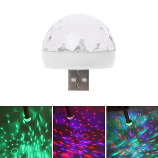 หลอดไฟ Led Usb 5 V Rgb ขนาดเล็กเปลี่ยนสีได้สําหรับติดรถยนต์