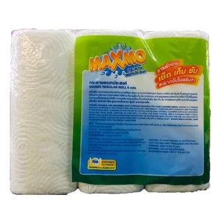 Maxmo แม็กซ์โม่ เร้กกิวล่า กระดาษอเนกประสงค์ 48 แผ่น [แพ็ค 6 ม้วน]