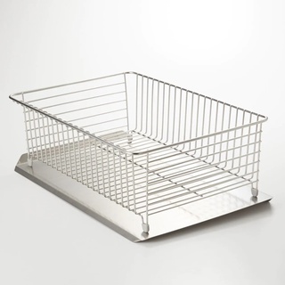 MUJI (มูจิ) ตะแกรงเก็บจานสเตนเลสกันสนิม Stainless steel basket