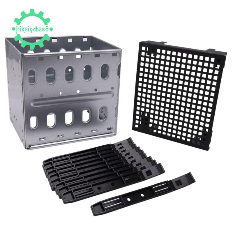 New Large Capacity Stainless Steel HDD Hard Drive Cage Rack SAS SATA