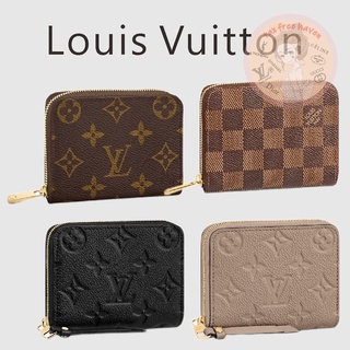 Shopee ราคาต่ำสุด 🔥ของแท้ 100% 🎁Louis Vuitton Brand New ZIPPY Zipper Coin Purse