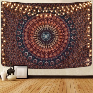 พรมแขวนผนัง พิมพ์ลาย Mandala สําหรับทําสมาธิ โยคะ DIY