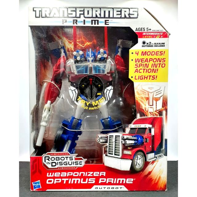 transformers prime weaponizer optimus prime