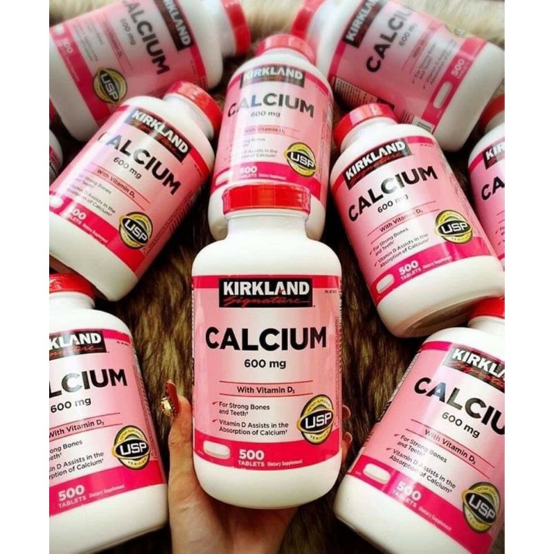 Kirkland Signature Calcium 600 mg. With Vitamin D3 หมดอายุ 07/2023