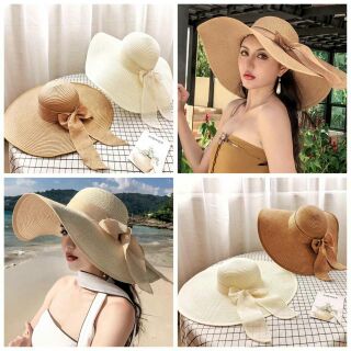 หมวกปีกกว้าง 👒🏝
งานแต่งโบว์ (โบว์)
รอบศรีษะ 58-60 cm