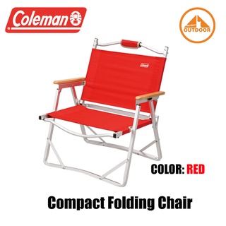 Coleman COMPACT FOLDING CHAIR #RED