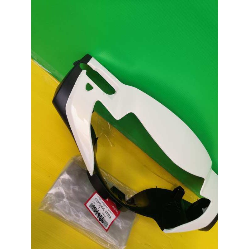 หน้ากากหน้าเวฟ125S ไฟเลี้ยวบังลมสีขาวมุข ตรงรุ่น แท้เบิกศูนย์HONDA ส่งฟรี 53205-KVL-970ZB - รูปที่ 5