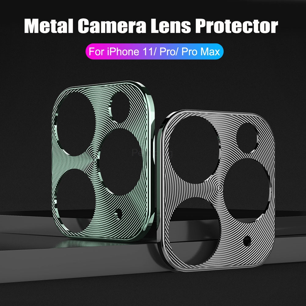 ฟิล์มโลหะ ป้องกันเลนส์กล้อง สำหรับ iPhone 11 11 Pro Max 11 Pro 12 12 Pro