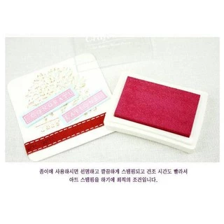 หมึกสี/หมึกปั๊ม -สูตรกันน้ำ หมึกปั๊ม Craft Ink Pad (สำหรับพื้นผิวด้าน ไม้/กระดาษ/ผ้า)