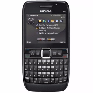 โทรศัพท์มือถือโนเกียปุ่มกด NOKIA E63 ( สีดำ ) 3G/4G  รุ่นใหม่2020