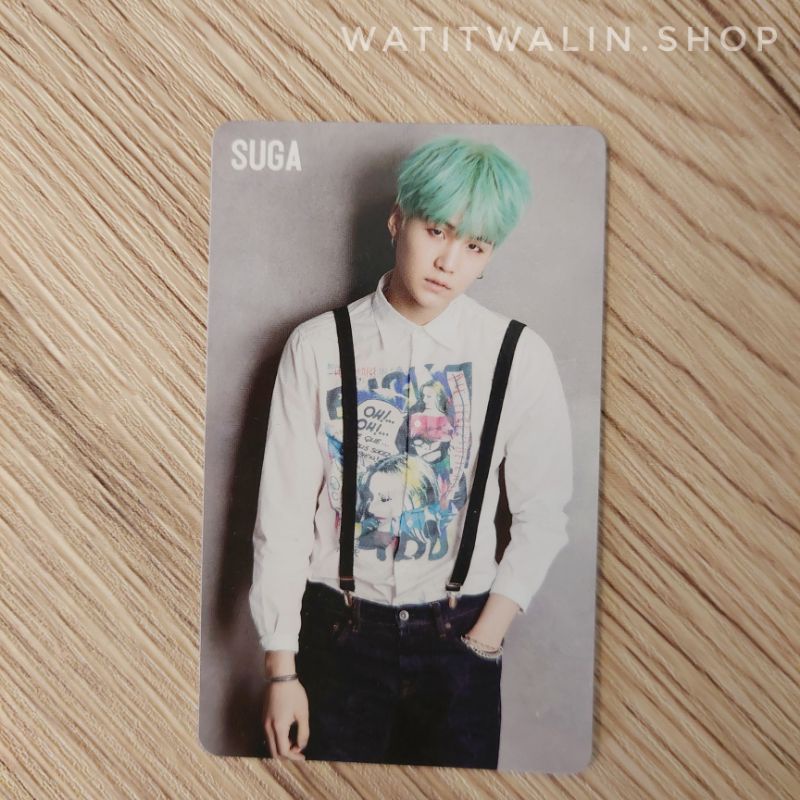 &lt;ลด 10.- ติดตามร้าน&gt; BTS SUGA Yoongi JAPAN Limited Edition RUN Official Photo Card (ของแท้ 100%)