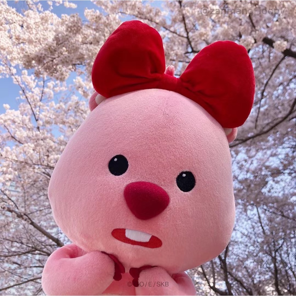 ตุ๊กตาทับทิม Daigou Zanmang Loopy สีชมพูน่ารัก เหมาะกับของขวัญ สไตล์ ...