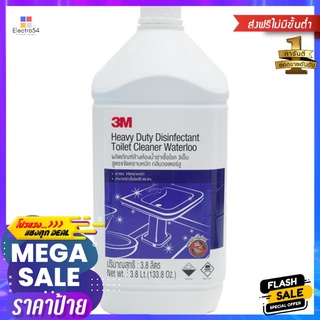 น้ำยาขจัดคราบฝังแน่นห้องน้ำ 3M 3,800 มล. กลิ่นวอเตอร์ลูHEAVY-DUTY BATHROOM CLEANER 3M 3,800ML WATERLOO