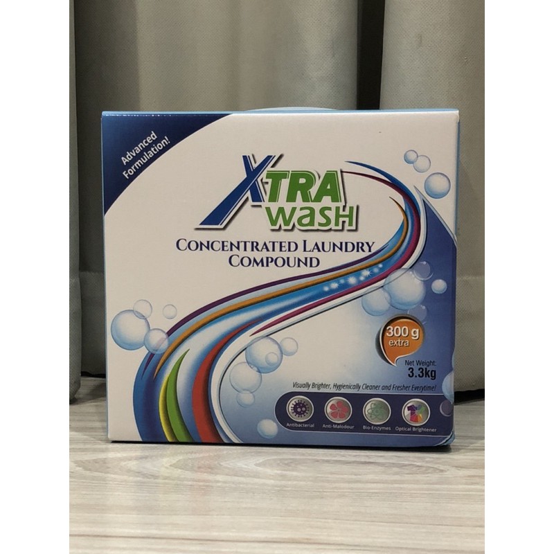 ผงซักฟอกซูเลียน ของแท้ 100% ขนาด 3.3kg. ผงซักฟอกซูเลียน extra wash ของแท้จากศูนย์ไทย