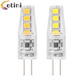 หลอดไฟโคมไฟระย้า ซิลิโคน 220V 2W G4 SMD2835 8 LED แบบเปลี่ยน