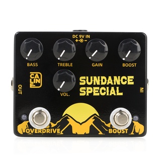 Caline DCP-06 Sundance Special Boost &amp; Overdrive 2-in-1 แป้นเหยียบเอฟเฟคกีตาร์ไฟฟ้า True Bypass และอุปกรณ์เสริม