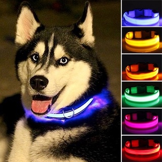 [Vip] Puppy Dog Cat Night Safety Flashing  Luminous LED Light Adjustable Pet Collar