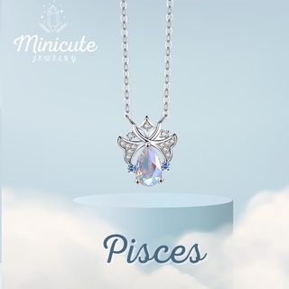 ส่งฟรี🔥Minicutejewelry 🌟สร้อยคอเงินแท้ 925 ราศีมีน Pisces ♓️ สร้อยคอผู้หญิง จี้เงิน สร้อย เครื่องประดับเงินแท้ สร้อยเงิน