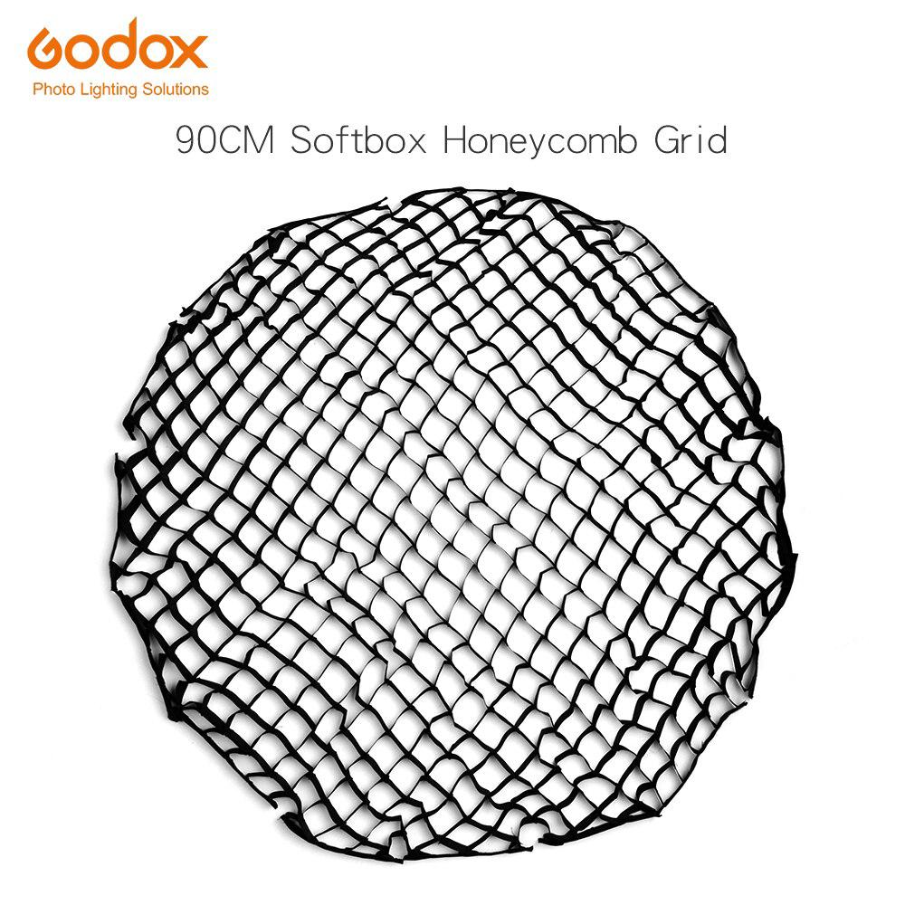 Godox Portable P90L P90H 90cm 16 Rods Deep Parabolic Softbox Honeycomb Grid