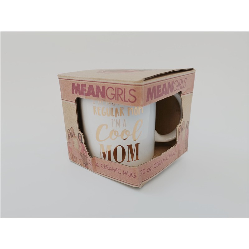 ✑Mean Girls Mug ภาพยนตร์เยาวชนในมหาวิทยาลัย รอบถ้วยเซรามิก Bad Girl ถ้วยน้ำตลก