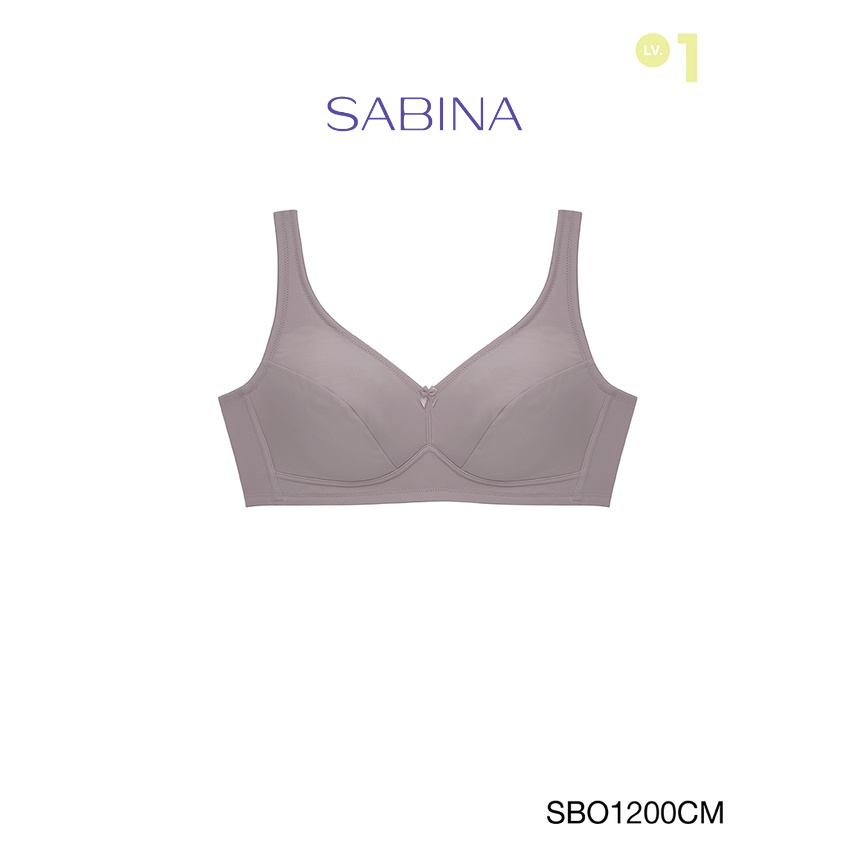 Sabina เสื้อชั้นใน Invisible Wire (ไม่มีโครง) รุ่น Function Bra รหัส SBO1200CM สีน้ำตาล