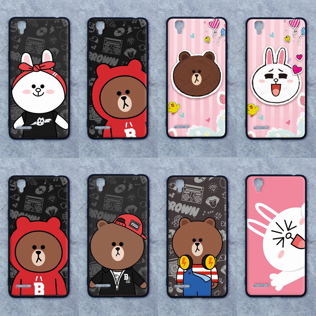 เคส Oppo F1 ลายหมีบราวน์ ขอบนิ่มหลังแข็ง เคสมือถือ เคสโทรศัพท์ Case