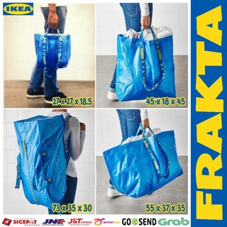 ถุงช้อปปิ้ง อเนกประสงค์ ลาย FR @KTA IKEA สีเขียว